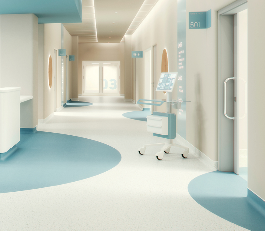 Hospital corridor